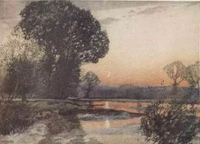 On the Teme, William Hyde, 1908.