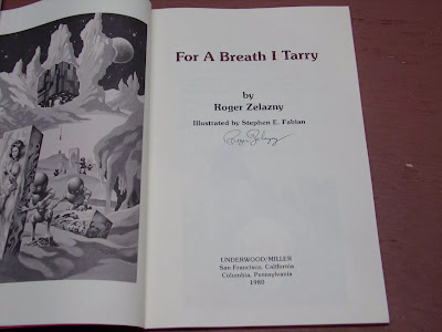 For a Breath I Tarry Zelazny