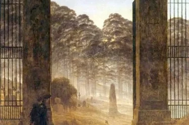 Entrée de cimetière Caspar David Friedrich