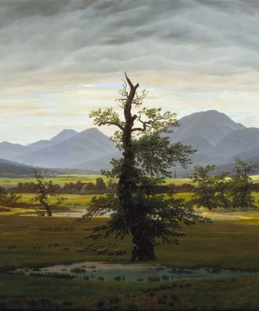 Paysage champêtre, le matin, Caspar David Friedrich, 1822