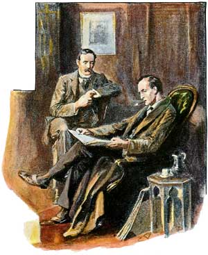 lire en ligne une nouvelle de Sherlock Holmes et Watson par Conan Doyle
