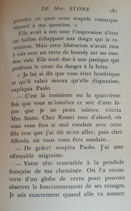 Le printemps romain de Mrs. Stone extrait