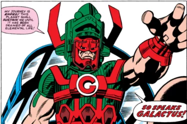 première apparition de Galactus par Jack Kirby et Stan Lee