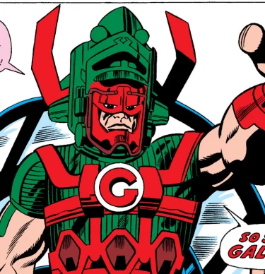 première apparition de Galactus par Jack Kirby et Stan Lee