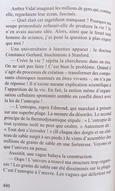 Origine Dan Brown extrait