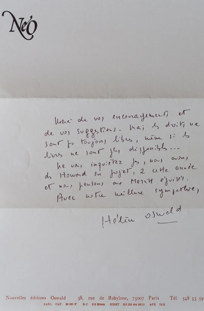 Nouvelles Éditions Oswald NEO