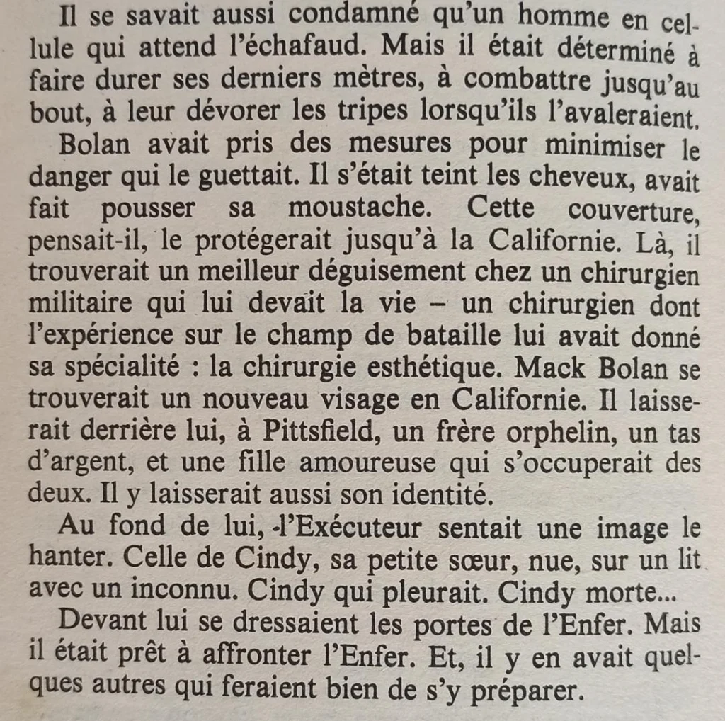 L’Exécuteur Guerre à la Mafia Don Pendleton chronique