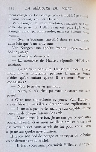 La mémoire du mort de Curt Siodmak critique