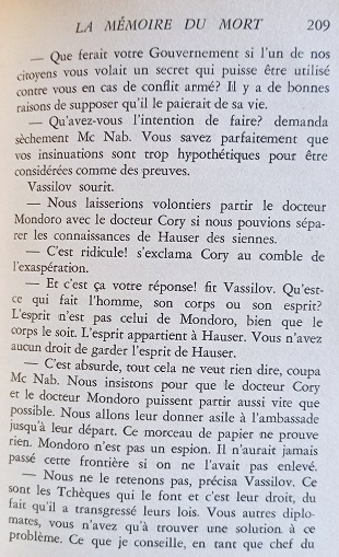 La mémoire du mort de Curt Siodmak chronique